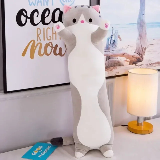 Adorável Travesseiro Husky Lado-a-Lado – Conforto Supremo e Decoração Fofa para Cama e Sofá!