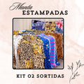 Kit 02 Printed Microfiber Couple Mantas-Assorted