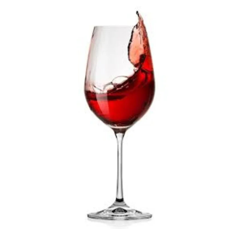 Wine Glasses Set (6 Wine Glasses 465ml) -Wine Decanter 1900ml-Glass Home Party Decoration
