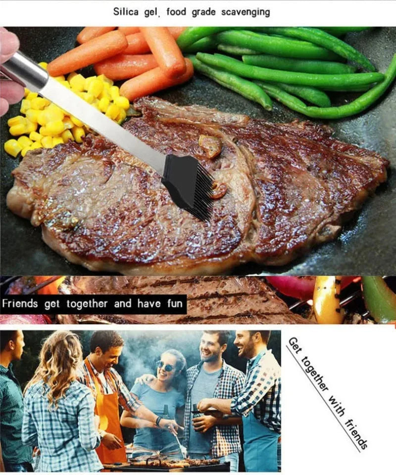 Conjunto Premium para Churrasco: Acessórios Completos com Termômetro e Ferramentas para Grelhar