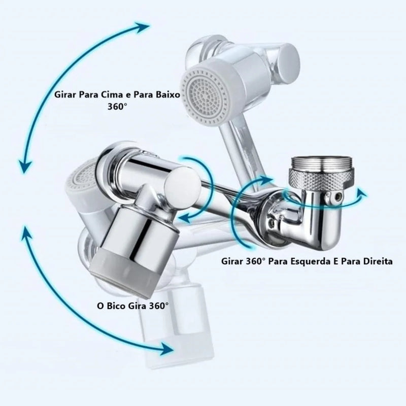 Adaptador Extensor Torneira Rotativa Universal
